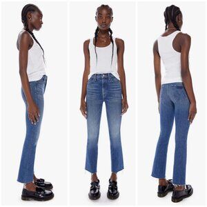 💕MOTHER SUPERIOR💕 Hustler Flood Fray Jeans ~ Beer Me 29 NWOT